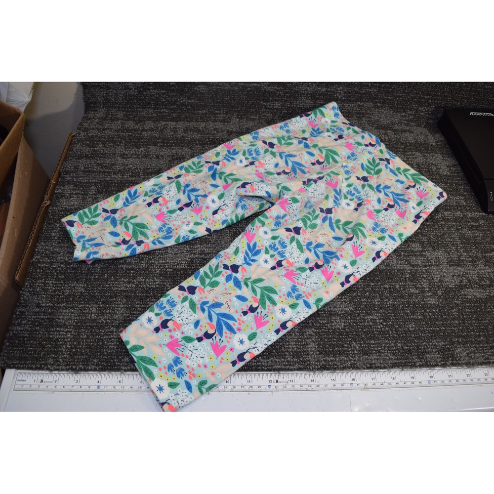 Boden Fun Bird Tropical Print Pull On Pants PJ Bottoms GIRLS 11 12